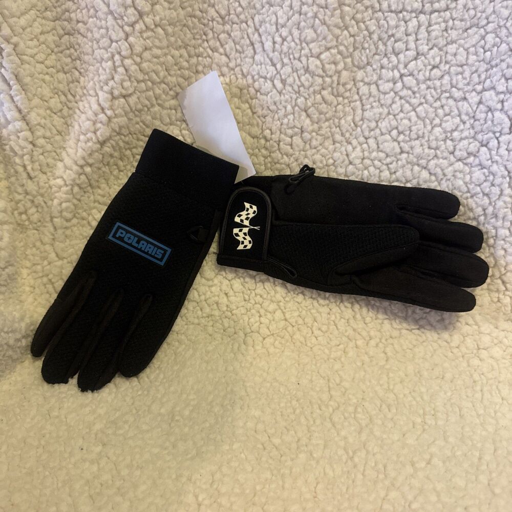 Polaris Motorcycle NEO Drive Gloves Black Blue Logo S = 285651502